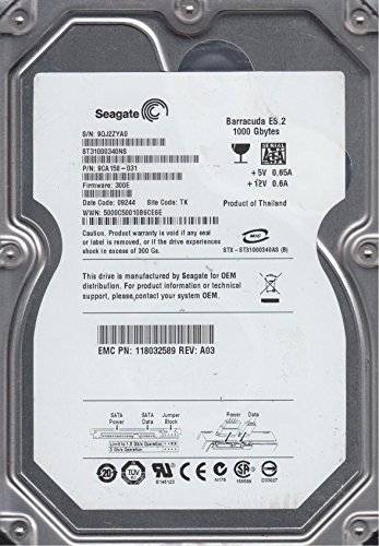 Seagate ST31000340NS-304 3 5 1TB SATA 7200 32MB ES (ST31000340NS304)