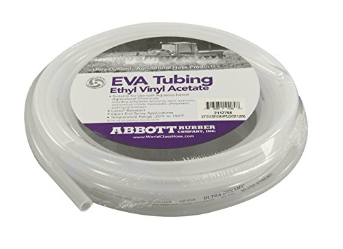 Abbott Rubber X3110-0384-25 Natural EVA Applicator Tubing, 3/8-Inch by 25-Feet