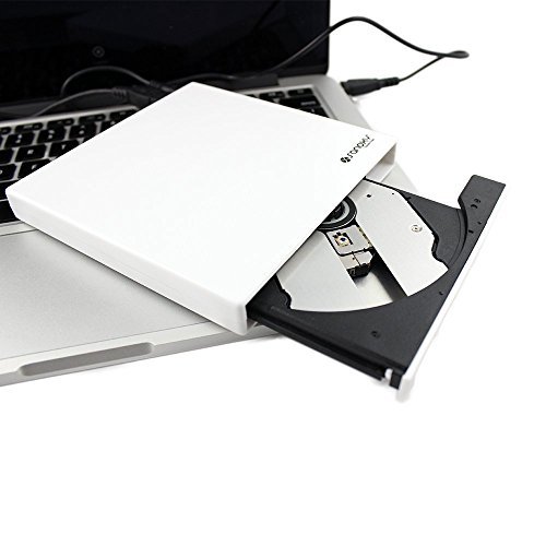 SANOXY SANOXY-EXT-Slim-CD_DVDR Portable USB 2.0 External CD-RW/DVD Combo Drive, White
