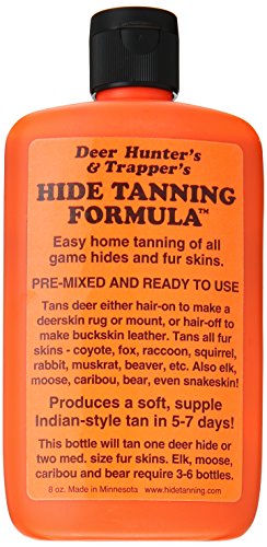 Hide and Deer Fur Tanning, 8 Ounces