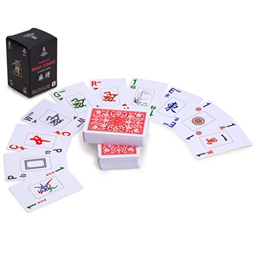 Yellow Mountain Imports American Mah Jongg (Mahjong) Playing Cards – 178 Card Set