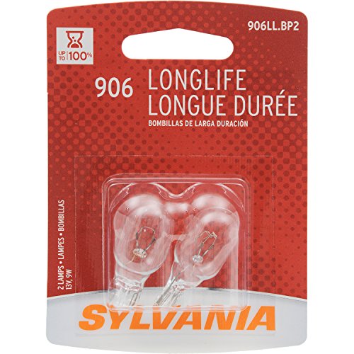 OSRAM Sylvania 906 Long Life Miniature Bulb (Contains 2 Bulbs)