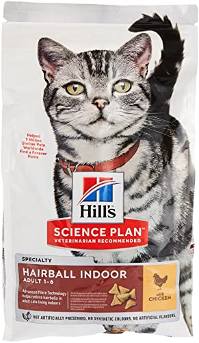 Hill’s Feline Adult Indoor Cat Chicken Dry Mix 1.5kg