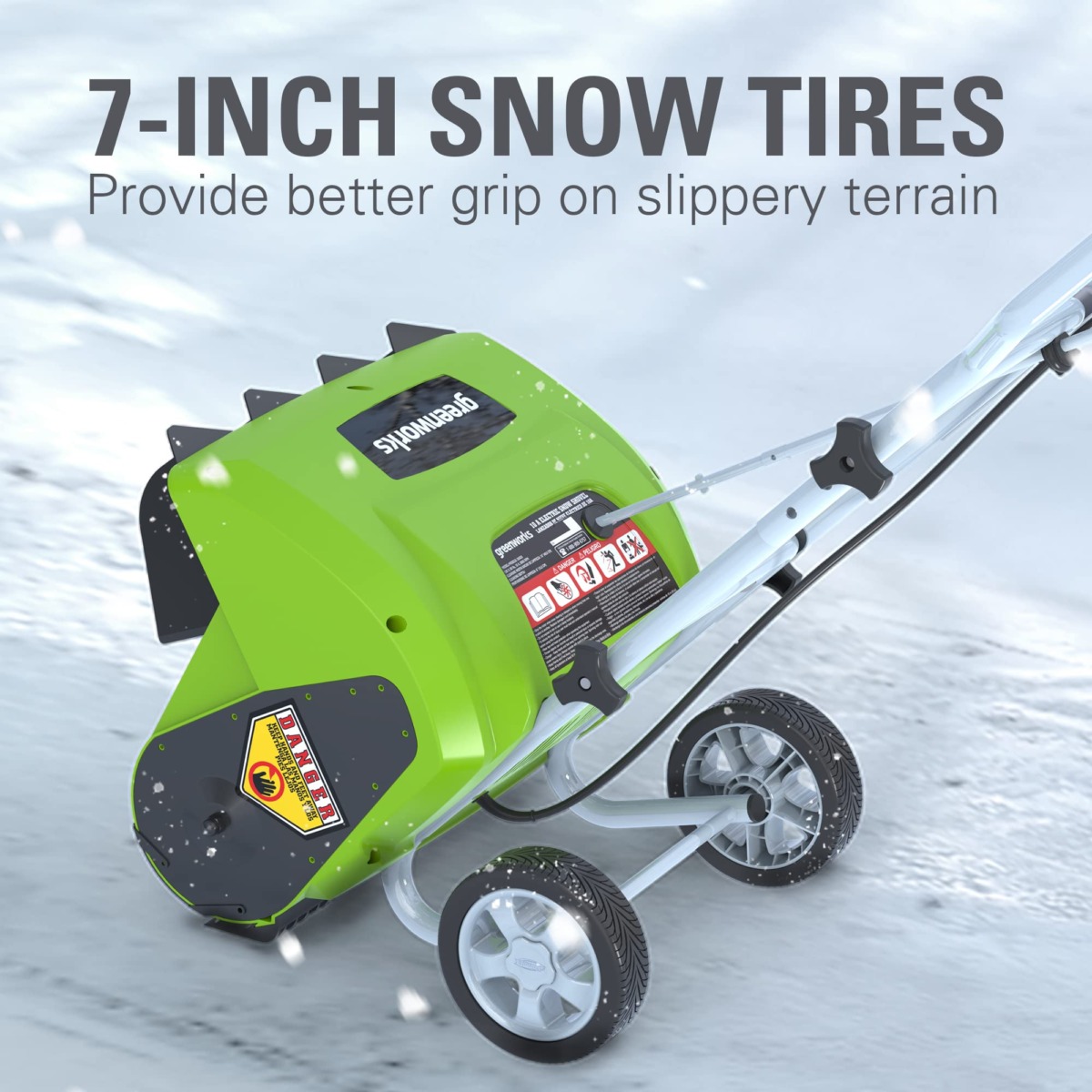 Greenworks 10 Amp 16-Inch Corded Electric Snow Blower, 26022 | The Storepaperoomates Retail Market - Fast Affordable Shopping