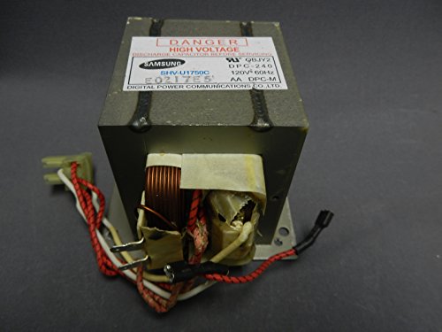 Samsung DE26-00122B Microwave High-Voltage Transformer (Replaces DE26-00143C) Genuine Original Equipment Manufacturer (OEM) Part
