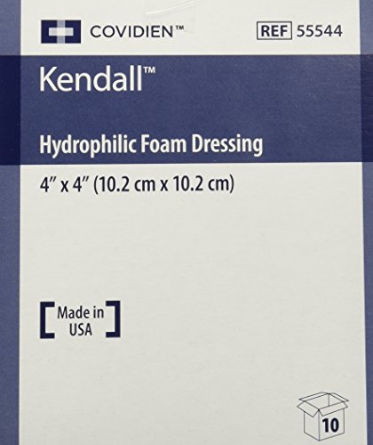 Kendall Copa Hydrophilic Foam Dressing – 4×4″ Box of 10 – KND55544_BX
