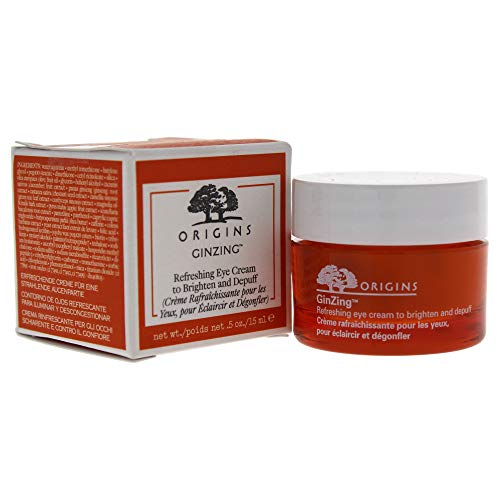 Origins Ginzing Refreshing Eye Cream To Brighten and Depuff for Unisex – 0.5 Oz Eye Cream, 0.5 Ounce,I0080521