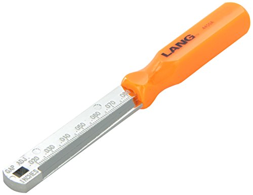 A & E Hand Tools 4450A E-Z Grip Spark Plug Gap Gauge, Orange