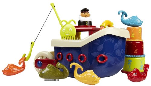 Fish and Splish Bath Toy, 13 Piece Play Set
