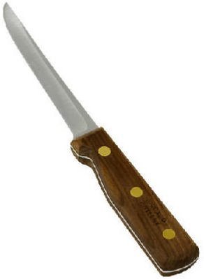 Chicago Cutlery 62SP Walnut Tradition 5in Stainless Steel Boning Knife W/Walnut Handle