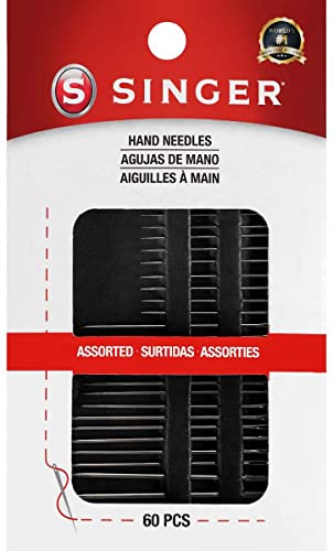 SINGER 07380 Assorted Hand Needles – Betweens, Chenille, Darners, Embroidery, Tapestry & Sharps, 60-Count