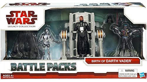 Star Wars Legacy Collection Battle Packs: Birth of Darth Vader 3.75 Inch Action Figure Set