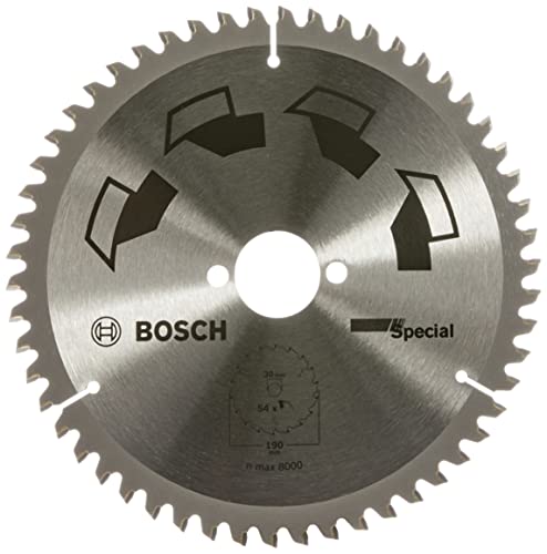 Bosch DIY Kreissägeblatt Special für verschiedene Materialien (Ø 190 mm, 54 Zähne)