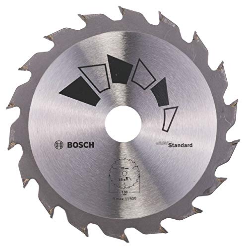 Bosch 2609256802 Standard Circular Saw Blade,130 x 1,2 x 20/16 mm, 18 teeth