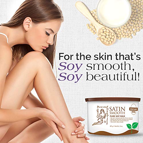 Satin Smooth Soy Hair Removal Wax 14oz. | The Storepaperoomates Retail Market - Fast Affordable Shopping