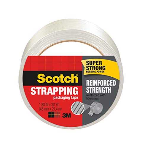 Scotch Reinforced Strength Shipping Strapping Tape, 1.88″x 30 yd., 1 Roll/Pack (8950-30)