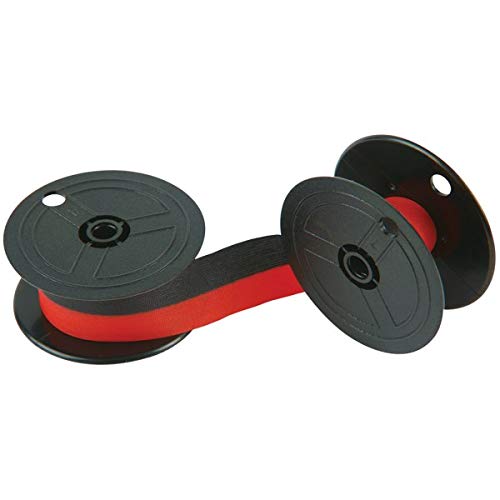 Porelon 11216 Universal Twin Spool Calculator Ribbon, 6-Pack,Black/red