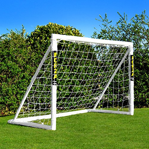 6ft x 4ft Forza Soccer Goal Post and Net | Perfect First Backyard Goal [Optional Extras] | Soccer Training Equipment | Backyard Games | Mini Soccer Goal with Soccer Net