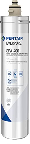 Pentair Everpure SPA-400 Quick-Change Replacement Filter Cartridge, EV927091, For use in Everpure SPA-400 Drinking Water System, 3,000 Gallon Capacity, 0.5 Micron