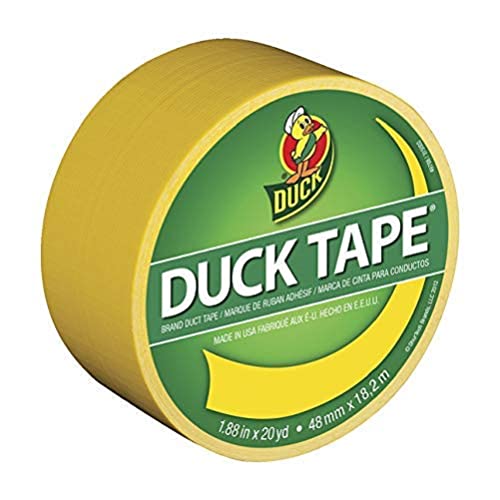 Duck 1304966 Tape, Yellow Sunburst, 1.88″ x 20 yards, Single Roll