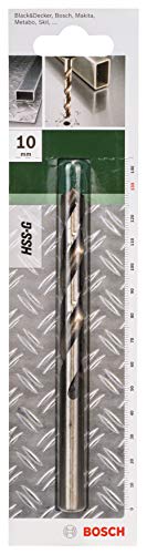Bosch DIY 2609255056 Metal Drill Bit HSS-G 10 x 87 x 133 mm | The Storepaperoomates Retail Market - Fast Affordable Shopping