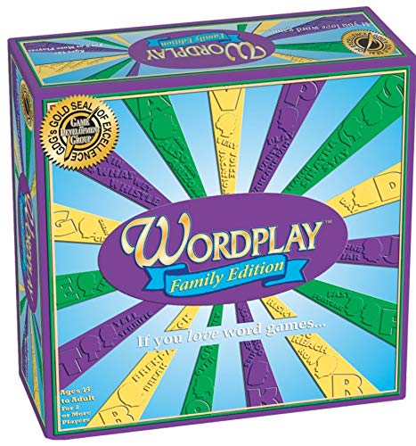 Wordplay Board Game, A Fast-Paced Word Challenge Game Where Players Compete Against Each Other in Every Round. Classic Party and Game Night Fun for Adults and Family. Ages 15 to Adult.