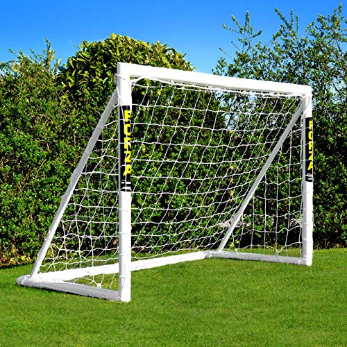 Forza Soccer Goal [5 Sizes] – Premium Weatherproof PVC Backyard Soccer Goal | Ultimate Kids Soccer Goal | Soccer Net | Soccer Training Equipment (8ft x 6ft)