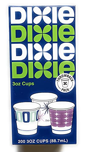 Dixie Bathroom Cups, 3 oz 200 ea, Assorted designs