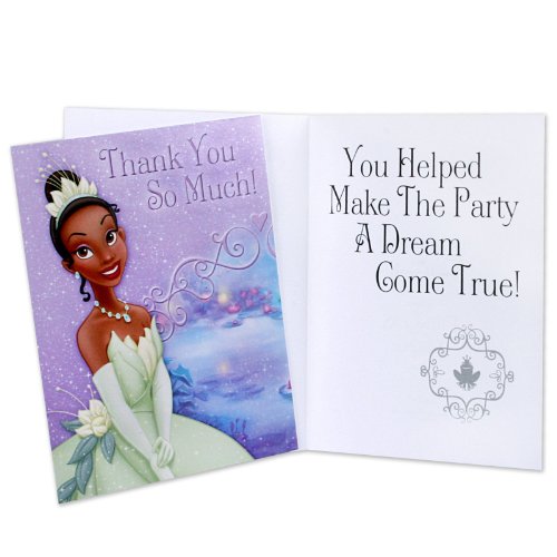 Princess and The Frog Thank You Notes 8ct