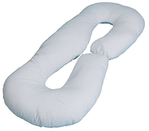 Leachco Snoogle Loop Contoured Fit Body Pillow Replacement Cover, Ivory