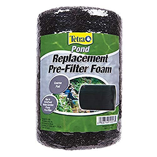 TetraPond Replacement Pre-Filter Foam, For Use in Tetra Water Garden Pump, 1-inch diameter, Model Number: 46798190172