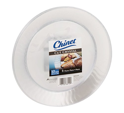 Chinet Cut Crystal Dinner Plates – 12 Pack