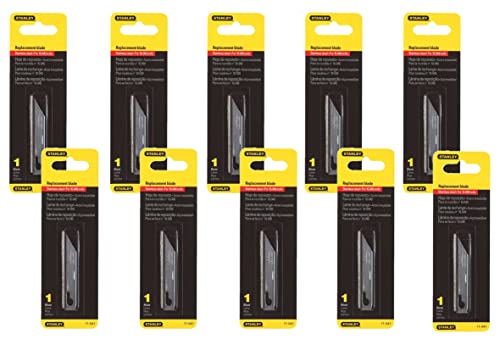 10 Pack Stanley 11-041 Utility Replacement Fine Cutting Blade for 10-049 Pocket Knife