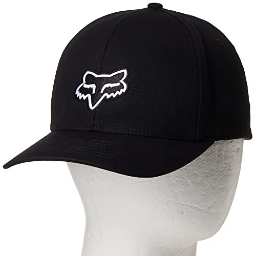 Fox Racing mens Legacy Flexfit Hat Baseball Cap, Black 2, Large-X-Large US