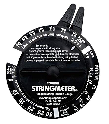 Tourna String Meter String Tension Tester Black ,One Size