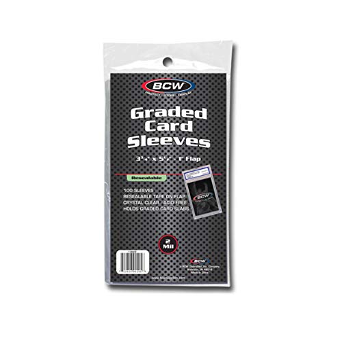 BCW 1-RGCS Resealable Graded Card Sleeves