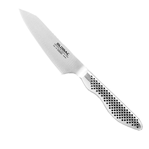 Global GS-58-4 1/2 inch, 11cm Anniversary Oriental Utility 25th Ann. Knife, 4.5″, Stainless Steel