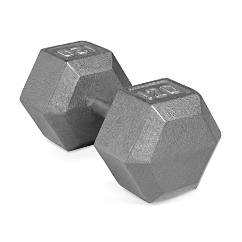 CAP Barbell Solid Hex Single Dumbbells (80-Pound)