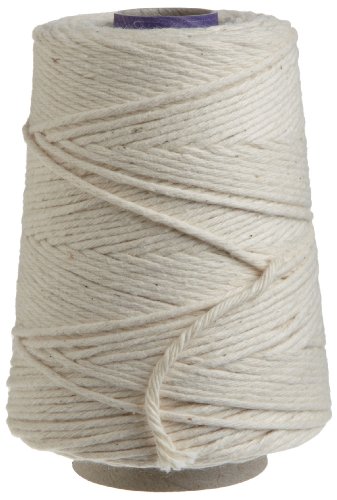 Regency Wraps Cotton Butchers Cooking Twine For Meat Trussing, Food Prep, Natural, 500 ft Cone (Pack of 1)
