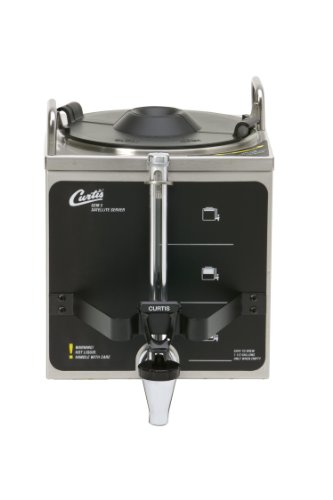Wilbur Curtis Gemini 1.5 Gallon Satellite Dispenser – Commercial Beverage Dispenser that Preserves Flavor and Prevents Heat Loss – GEM-3 (Each)