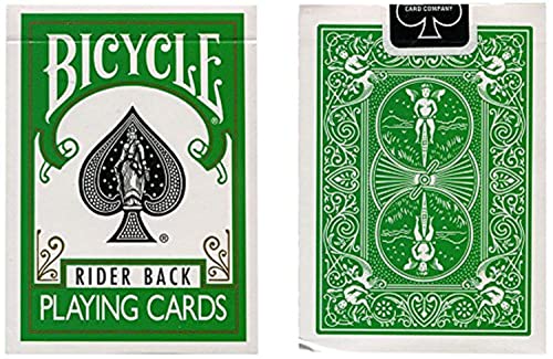 MMS Cards Bicycle Green Back USPCC Trick
