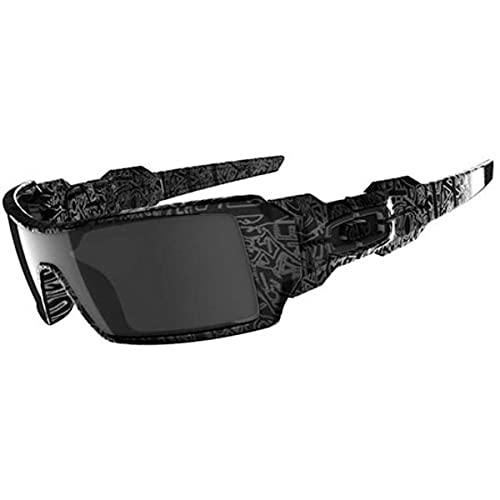 Oakley Oil Rig – Polished Black / Ghost Text