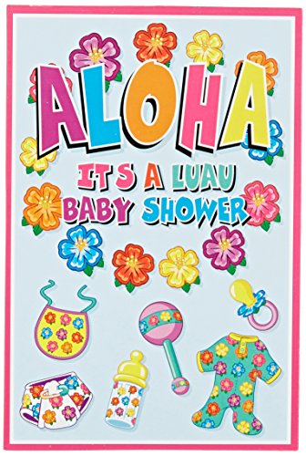 Hula Baby Invitations (envelopes included) (8/Pkg)