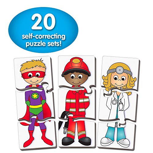 The Learning Journey: Match It! – Who Am I? – 20 Piece Self-Correcting Matching Puzzle Set – Diversity Toys for Toddlers Ages 3 and Up – Award Winning Toys