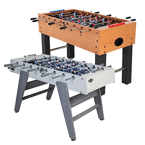 American Legend Charger 52” Foosball Table with Abacus-Style Scoring and Internal Ball Return System