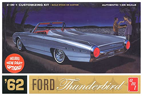 Round 2 1962 Ford Thunderbird, Factory Color (AMT682)