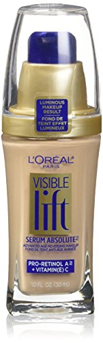 L’Oréal Paris Visible Lift Serum Absolute Foundation, Nude Beige, 1 Ounce