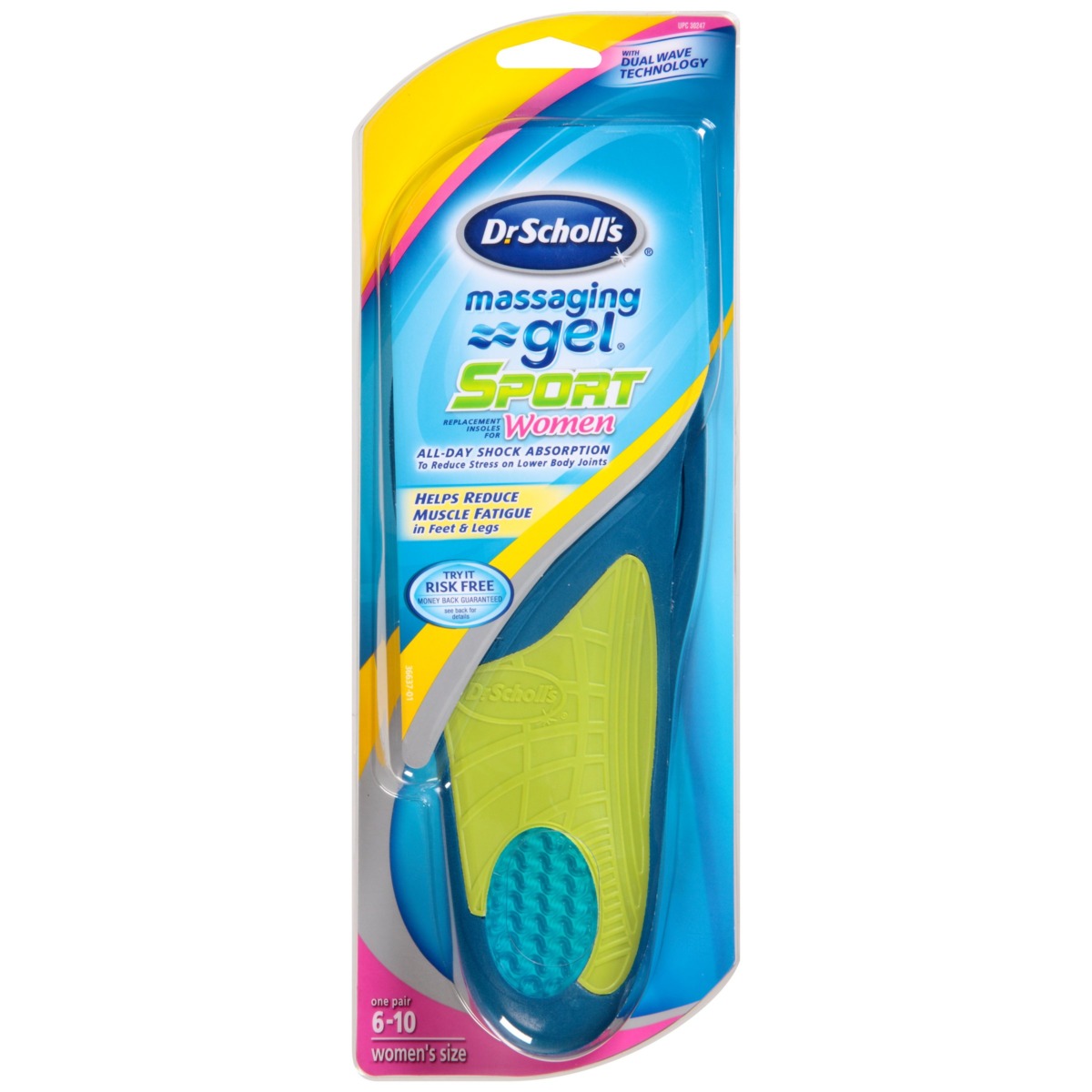 Dr. Scholl’s Massaging Gel Sport Replacement Insoles (Women’s Sizes 6-10) 1-Pair | The Storepaperoomates Retail Market - Fast Affordable Shopping