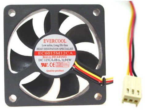 Evercool 60mmx15mm fan