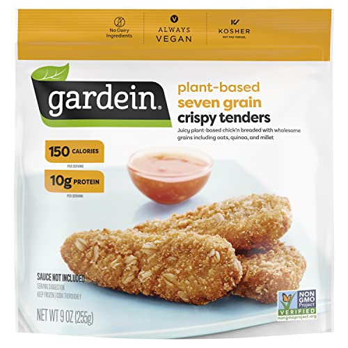 Gardein Seven Grain Crispy Plant-Based Chick’n Tenders, Vegan, Frozen, 9 oz.